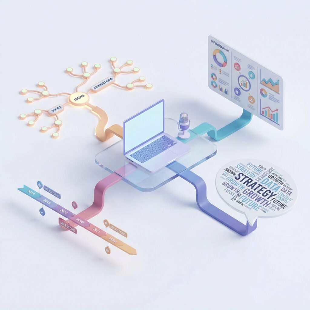 Generate Mindmaps and infographic